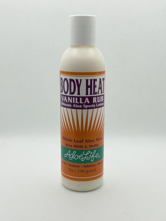 Aloe Life Body Heat Vanilla Rub 7oz