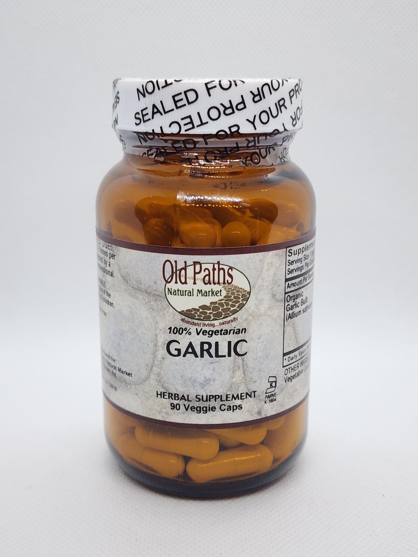 Old Paths Organic Garlic, 90caps