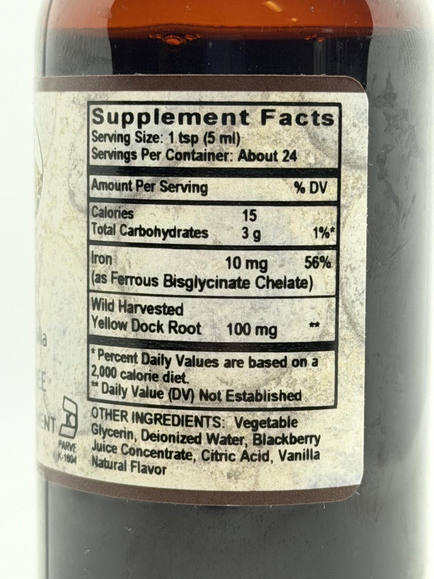 Old Paths Liquid Iron, Blackberry Vanilla, 4oz