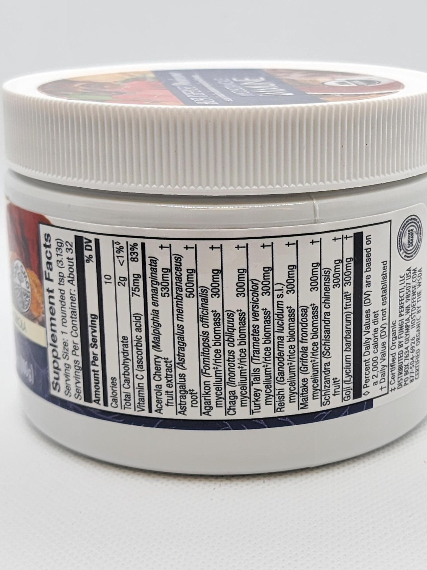 Host Defense Mushrooms Mycobotanics Immune system Booster Powder 3.5oz