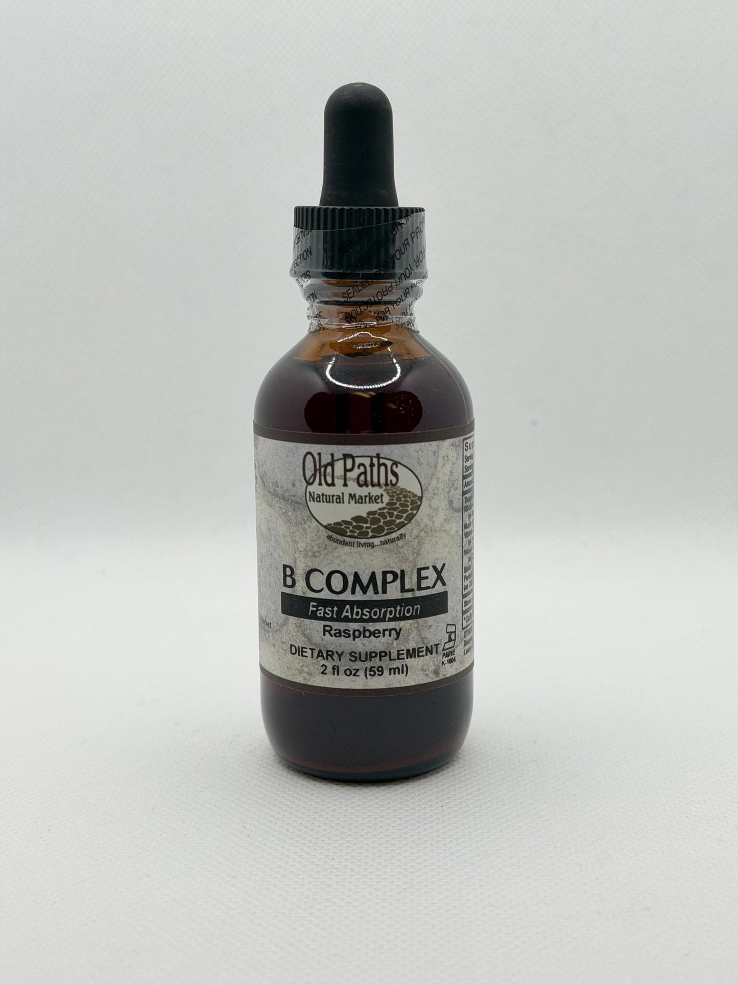 Old Paths B Complex, Raspberry 2oz