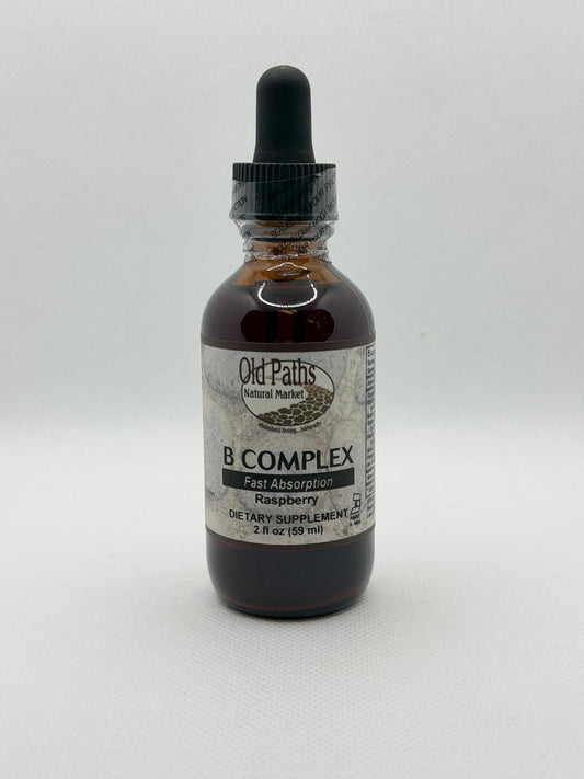 Old Paths B Complex, Raspberry 2oz