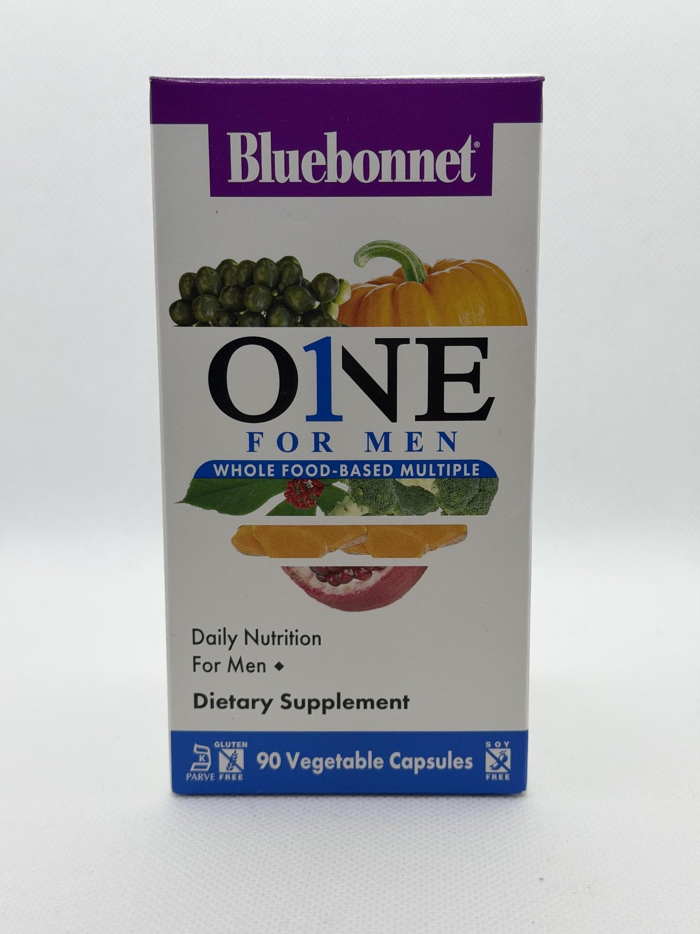 Bluebonnet Men's One, Whole Food-based Multiple, 90vcaps