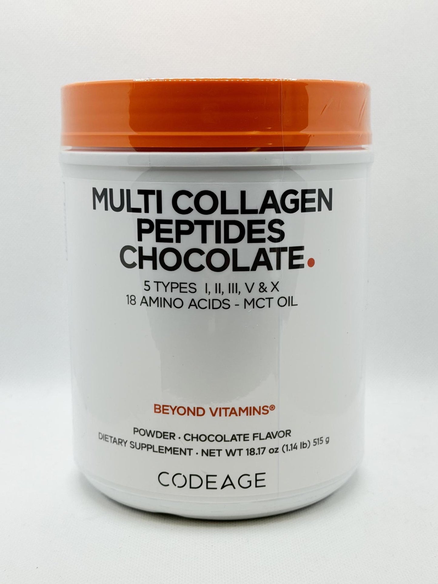 Codeage Multi Collagen Peptides Chocolate 18.17oz