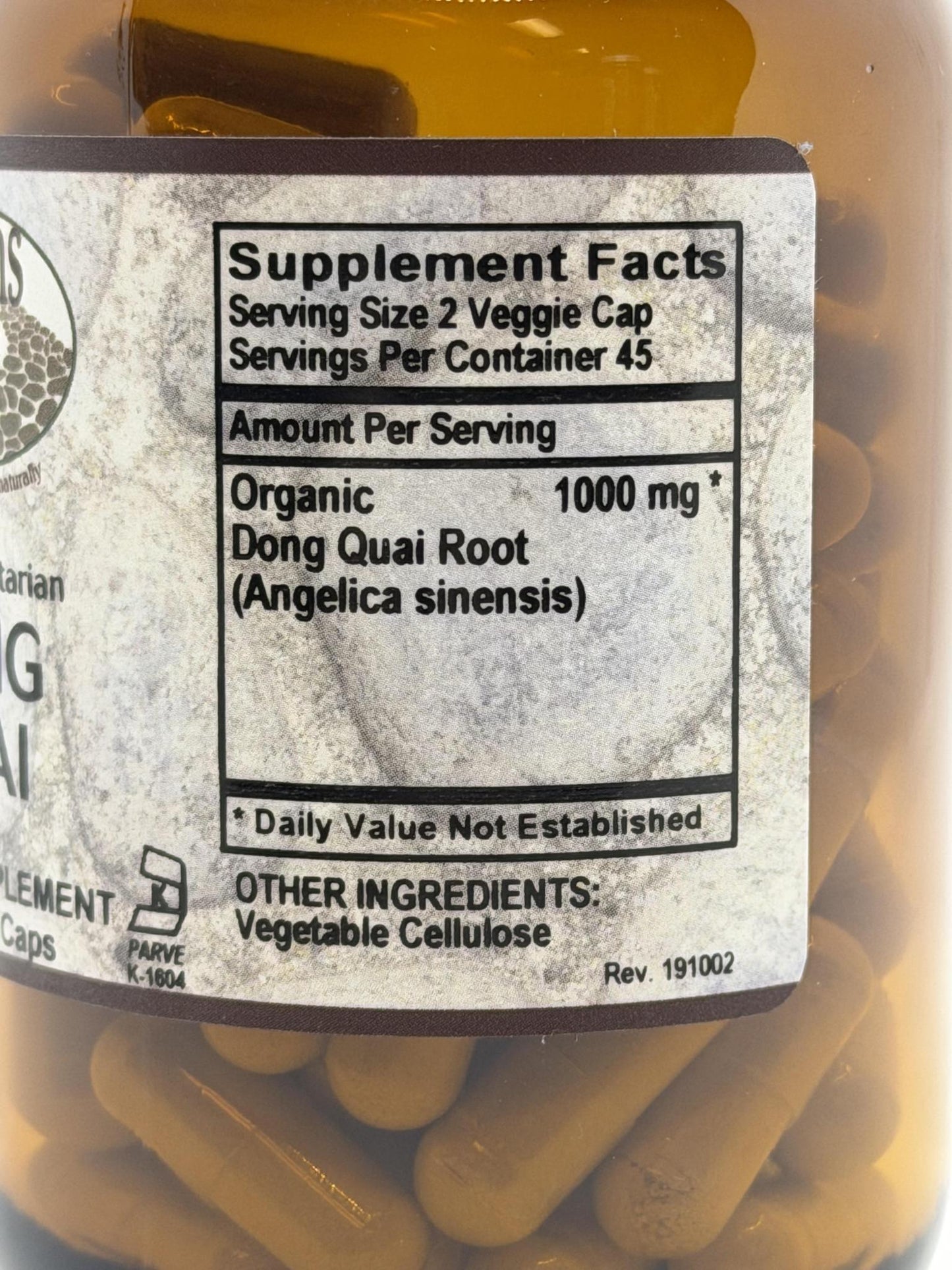 Old Paths Dong Quai Powder Capsules, 90ct