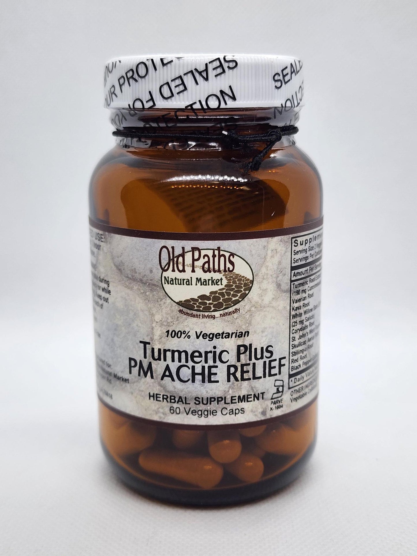 Old Paths Turmeric Plus PM Ache Relief, 60vcaps