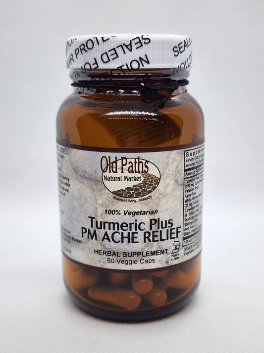 Old Paths Turmeric Plus PM Ache Relief, 60vcaps