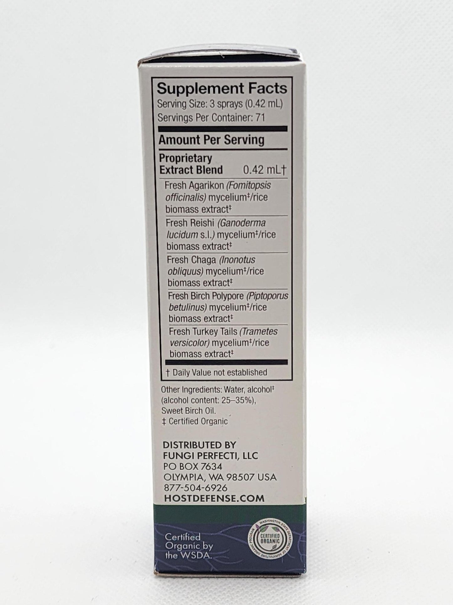 Host Defense Mushrooms MycoShield, Immune Support Spray Winter Mist 1 oz