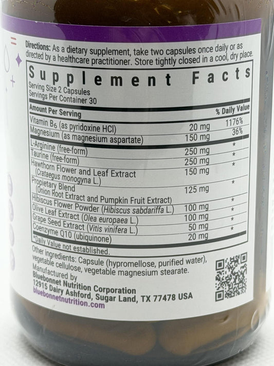 Bluebonnet Nutrition Blood Pressure Support 60caps