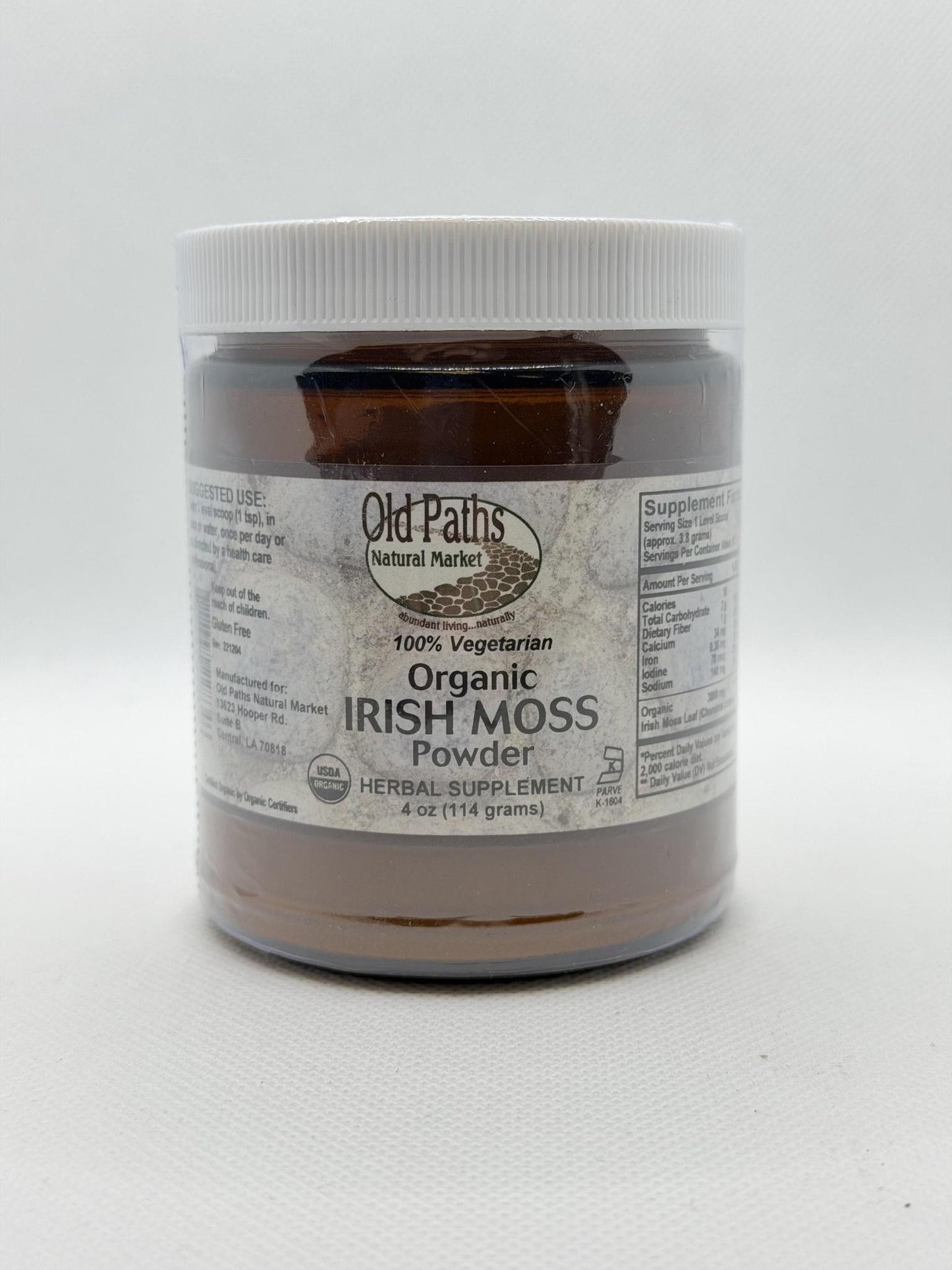 Old Paths Organic Irish Moss Powder, 4oz