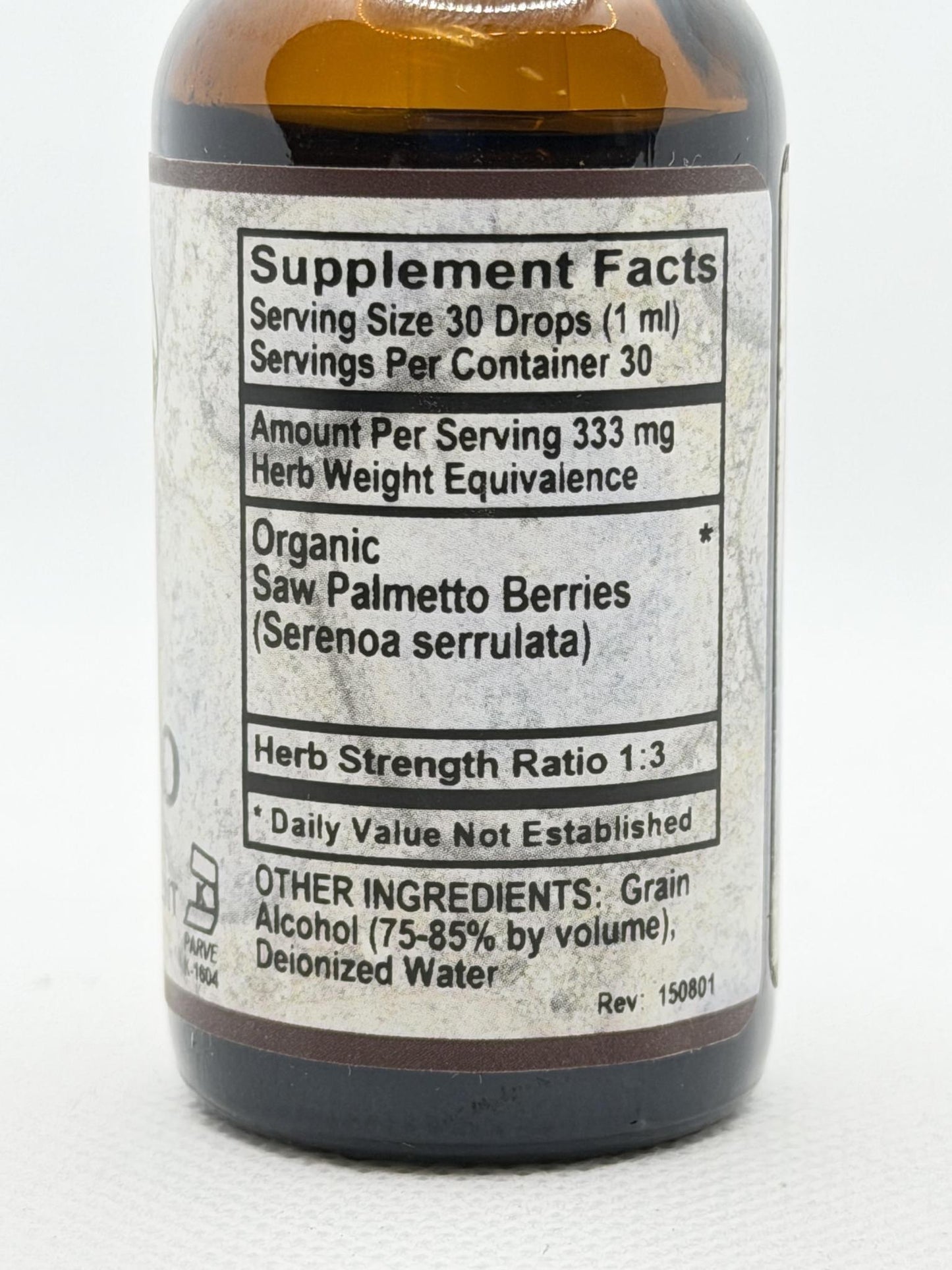 Old Paths Saw Palmetto Liquid Extract 1oz