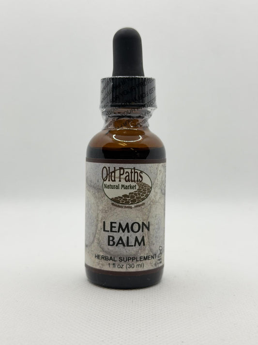 Old Paths Lemon Balm Liquid Extract 1oz