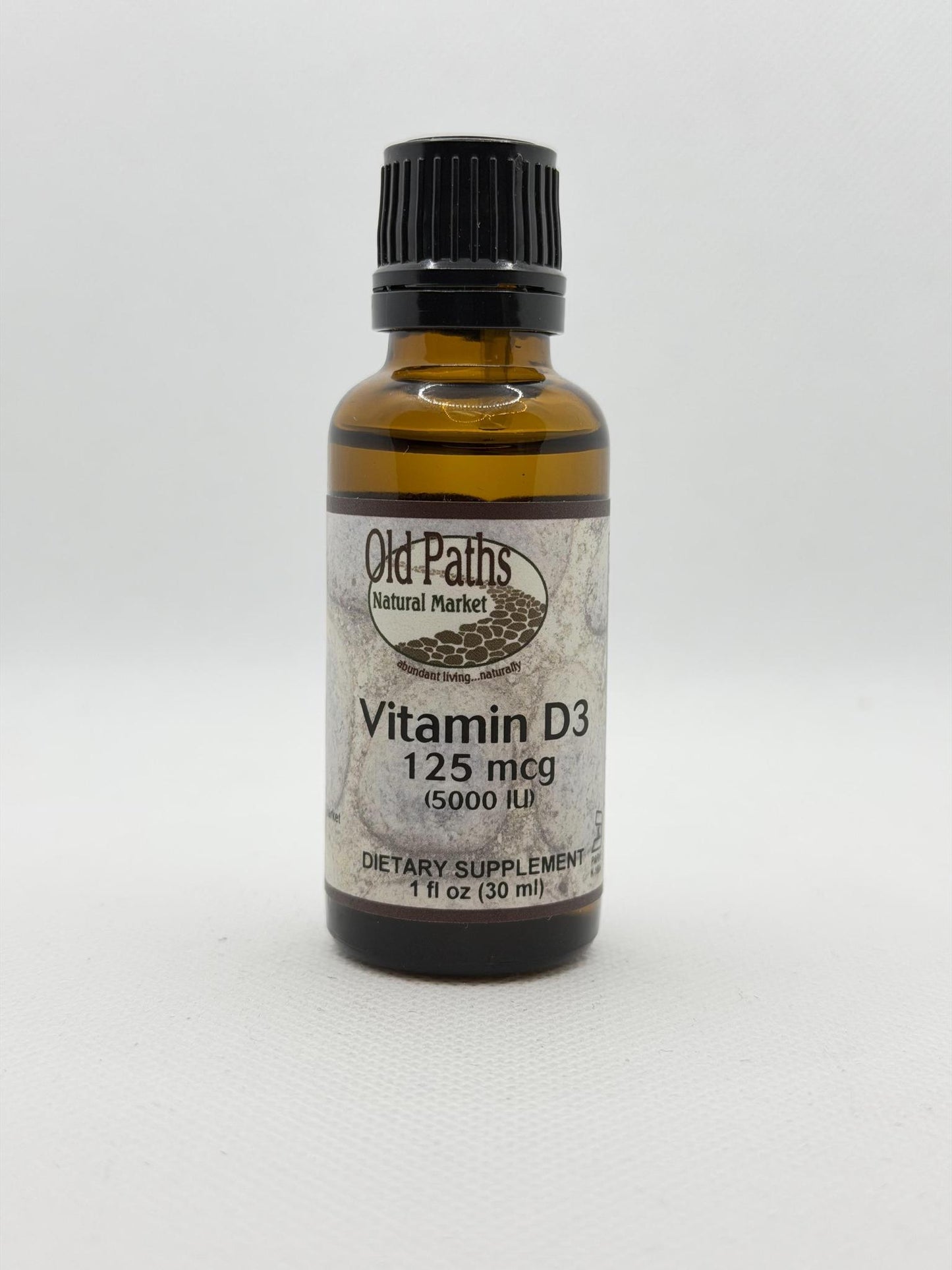 Old Paths Vitamin D3 125mcg (5000 IU) No Flavor (MCT Oil) 1oz