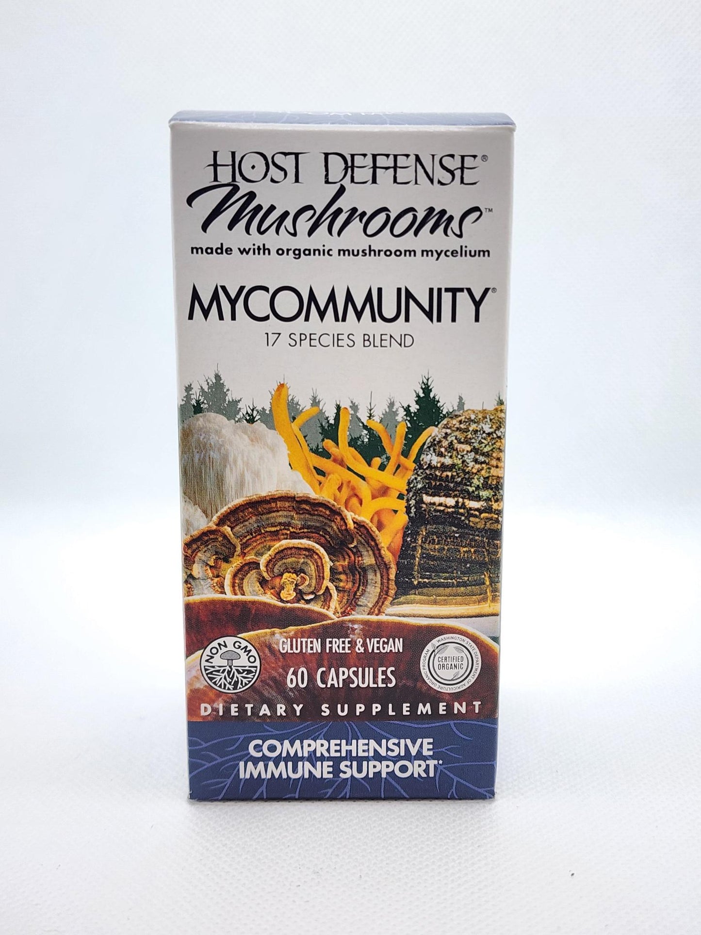 Host Defense Mushrooms, Immune Support My Community 60caps