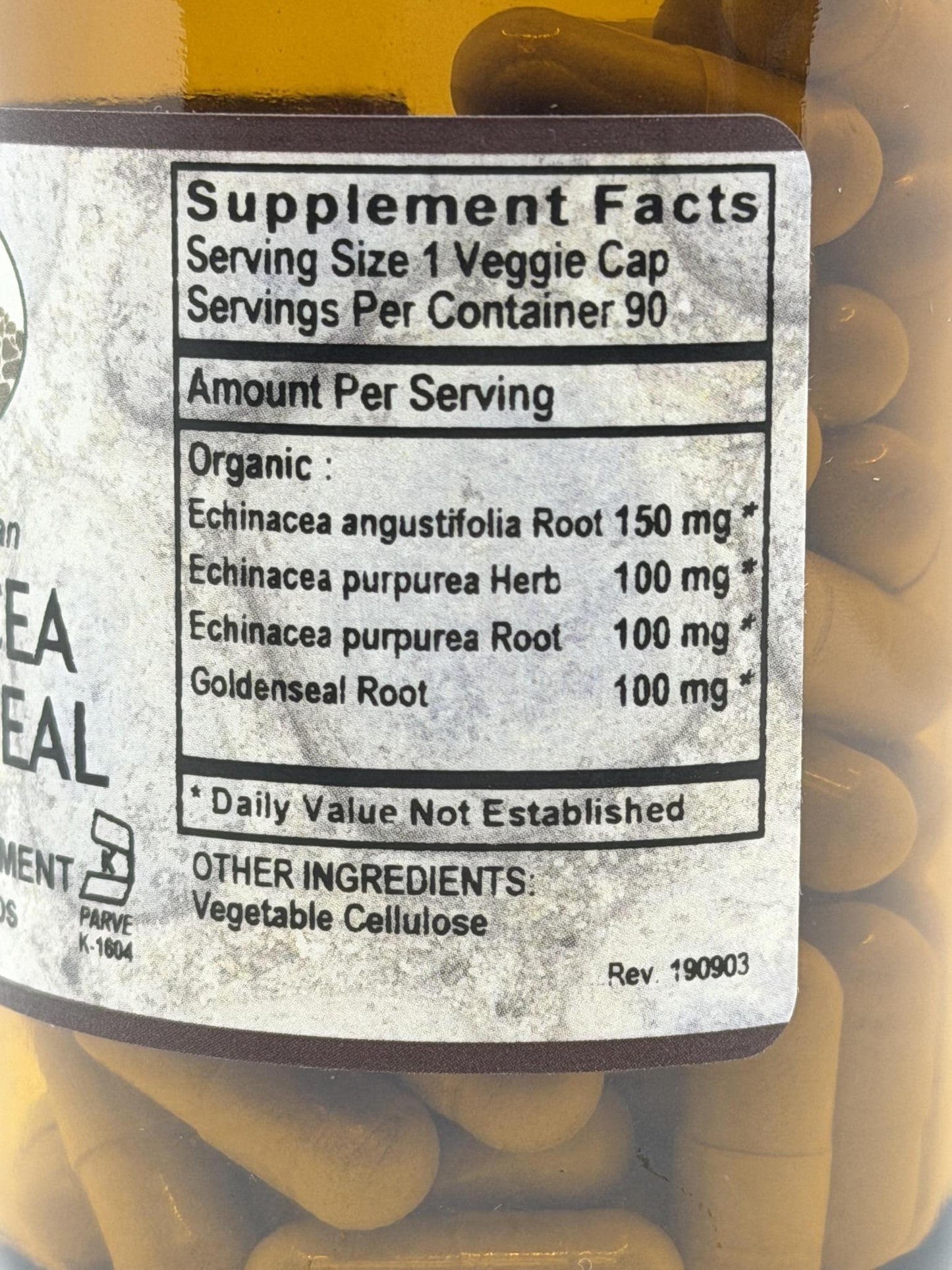 Old Paths Echinacea Goldenseal Powder, 90vcaps