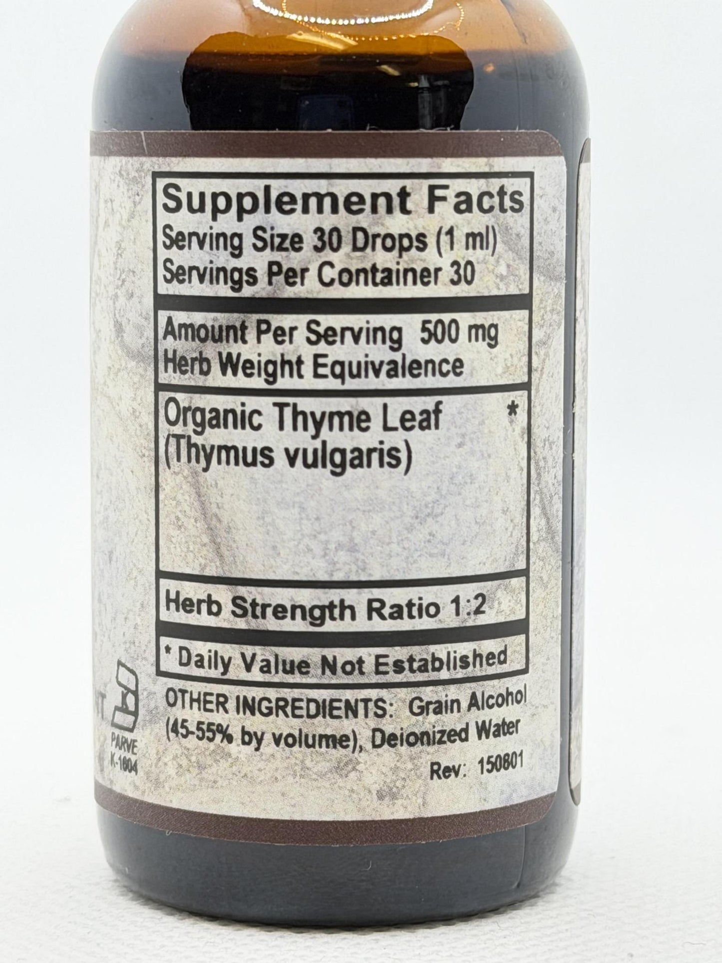 Old Paths Thyme Liquid Extract 1 oz