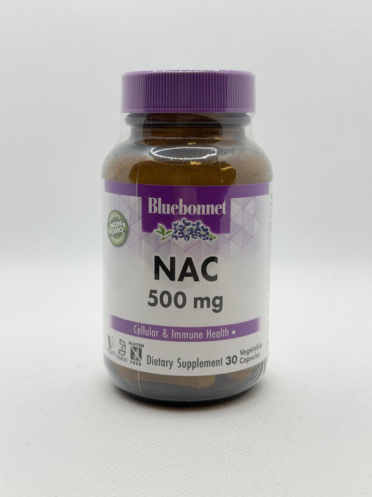 Bluebonnet Nutrition NAC 500mg 30vcaps