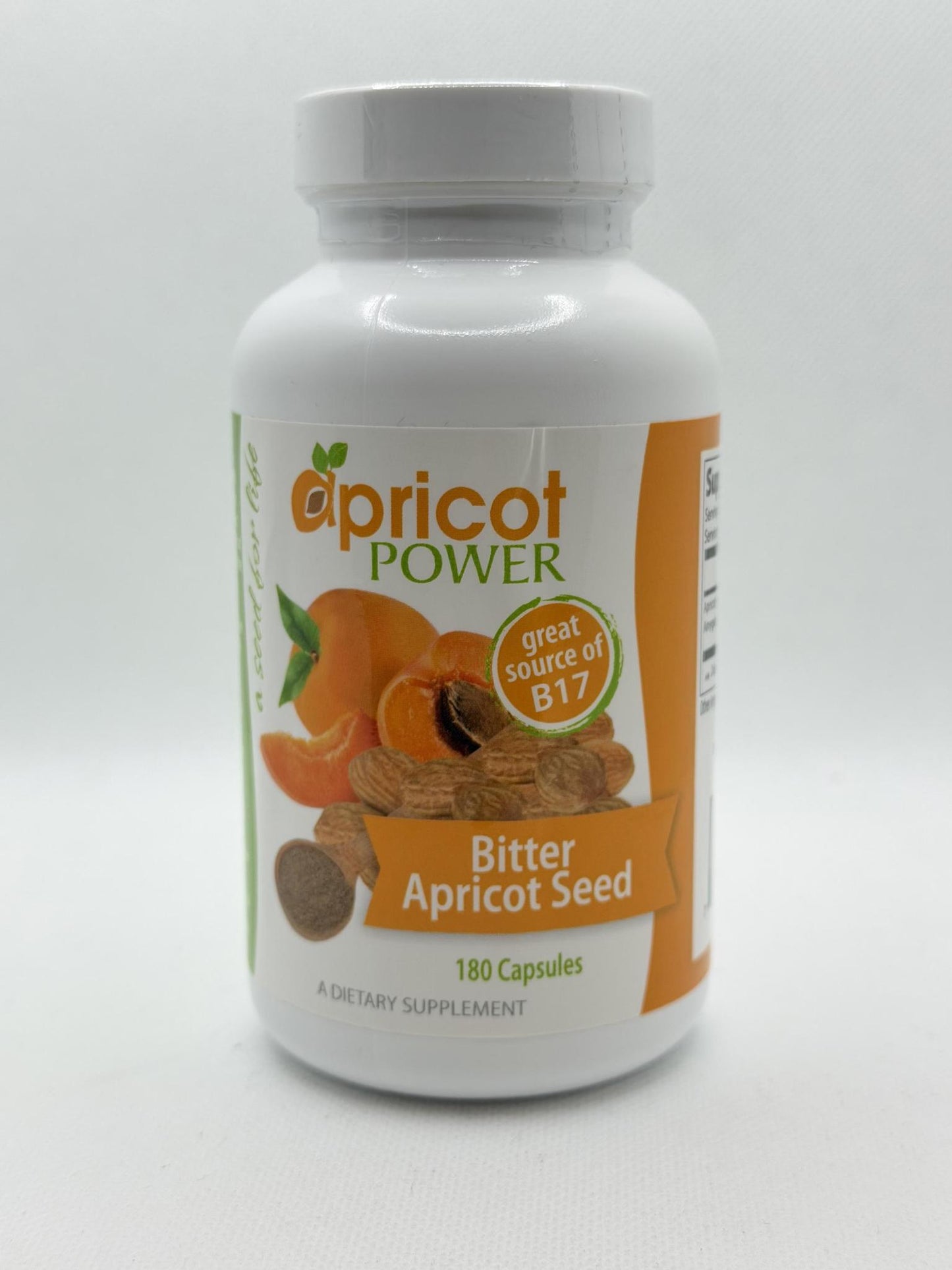 Apricot Power Bitter Apricot Seed B17, 180caps