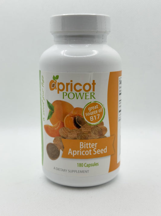 Apricot Power Bitter Apricot Seed B17, 180caps