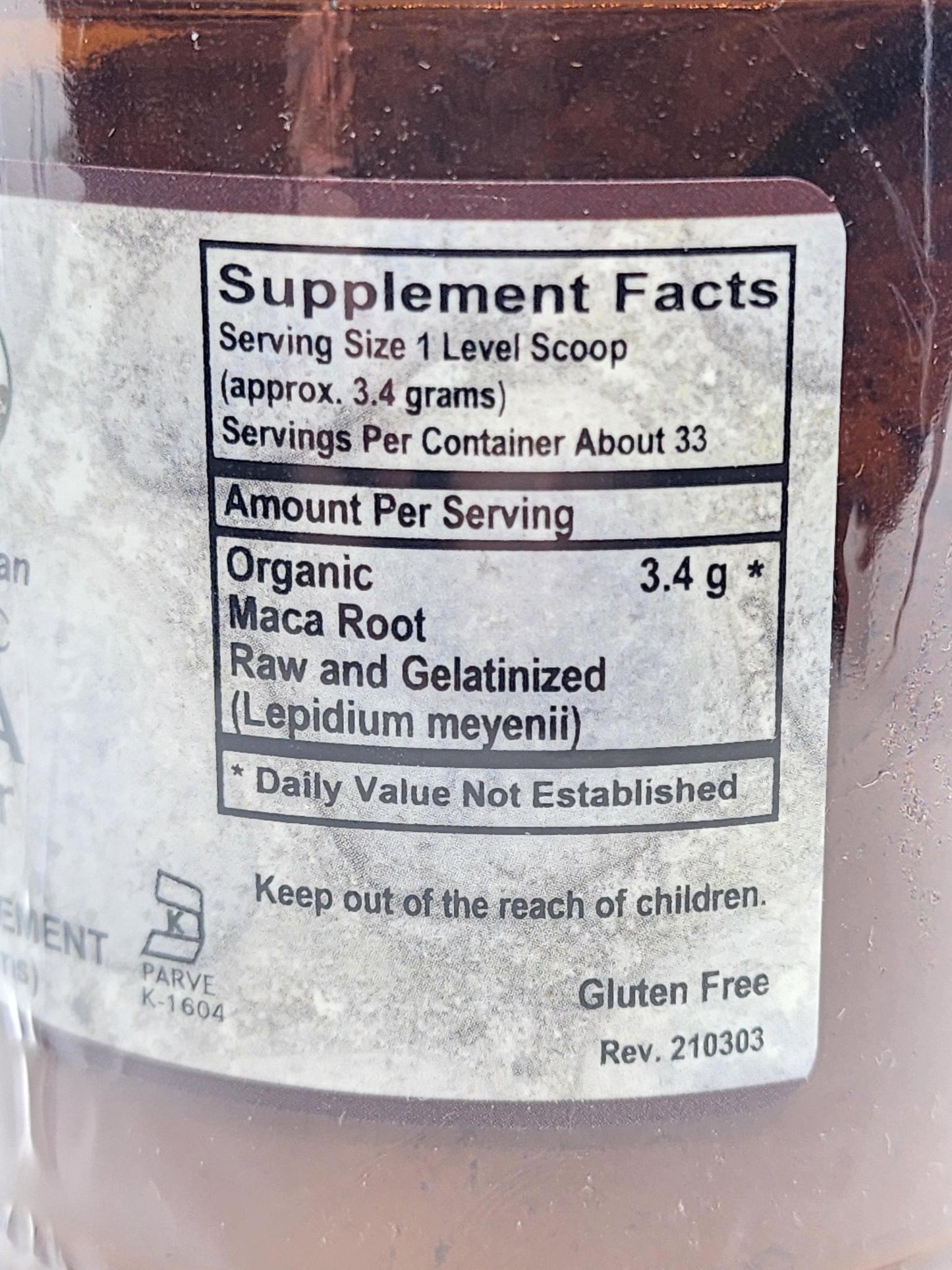 Old Paths Organic MACA Powder 4oz