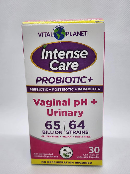 Vital Planet Intense Care Vaginal pH + Urinary, 30vcaps