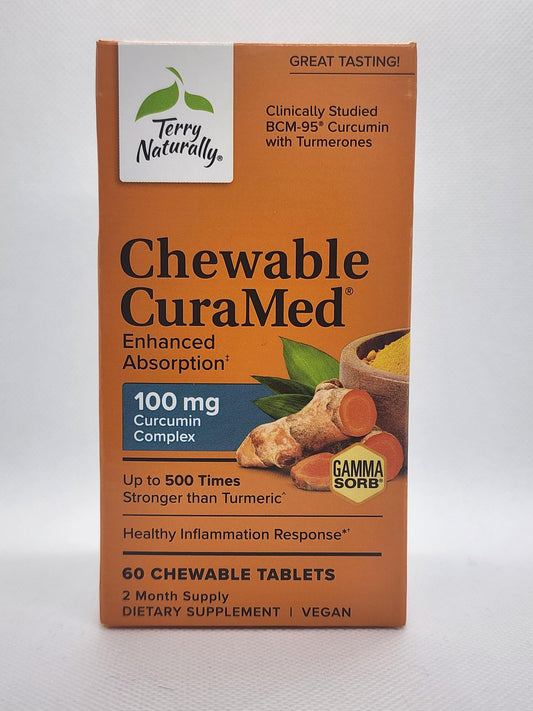 Terry Naturally CuraMed Superior Absorption 60 chewable tablets
