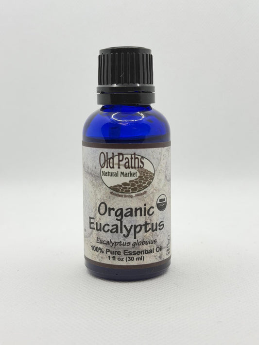 Old Paths Organic Eucalyptus Essential Oil 1oz