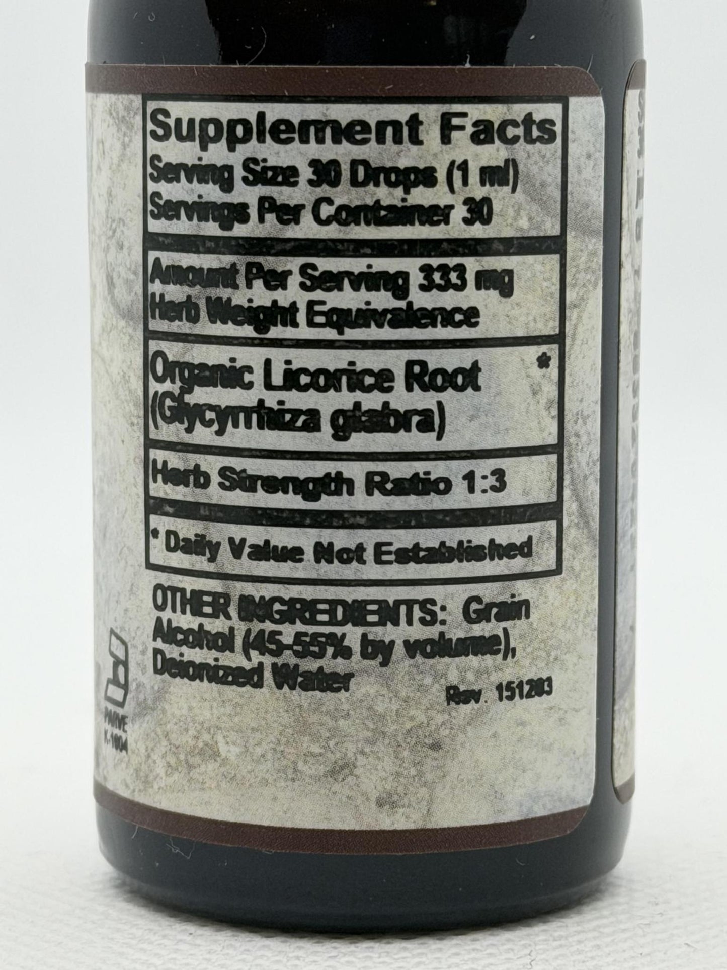 Old Paths Licorice Liquid Extract 1oz